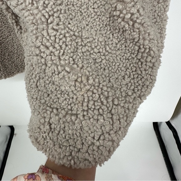 J. Crew Teddy Sherpa Topcoat jacket AB913 coat Size 1X XXL - Picture 9 of 9